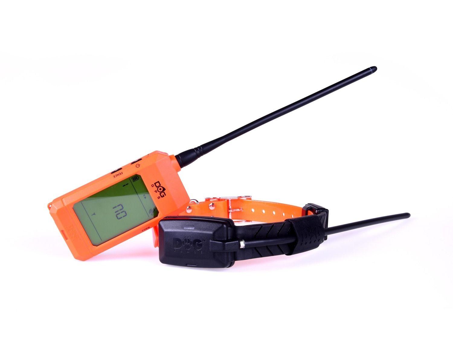 Collier GPS Pour Chien Sans Abonnement Dogtrace X20 Orange + Boussole