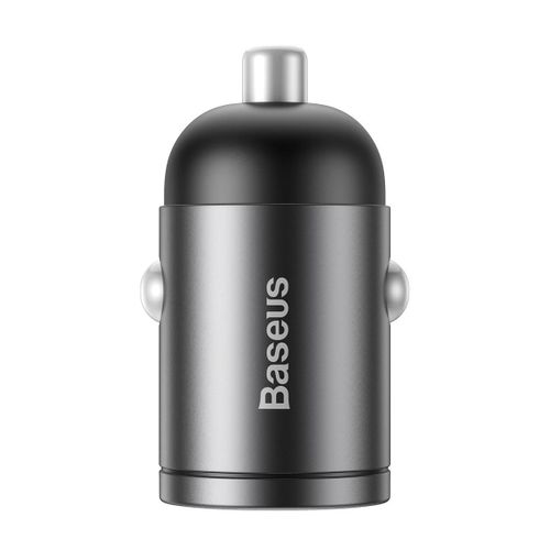 Mini Chargeur De Voiture Baseus Tiny Star, Usb, Qc 3.0, 30w (Gris)