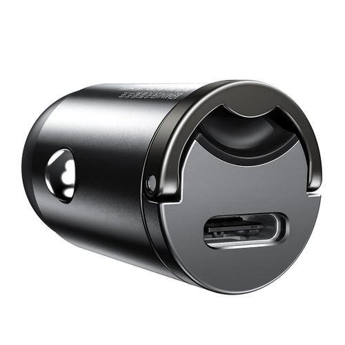 Mini Chargeur De Voiture Baseus Tiny Star Usb-C, Qc 4.0+, Pd, 30w (Gris)