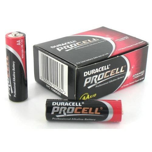 Pile LR6 AA Duracell Procell x10