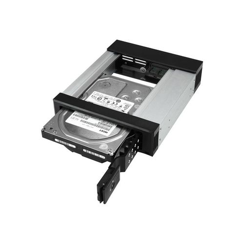 StarTech.com Rack disque dur 5.25 vers 3.5 - Aluminium - Backplane HDD SSD - Sans tiroir - Échange à chaud - Baie disque dur 5,25" - Adaptateur pour baie de stockage - 5,25" à 3,5" - pour P/N:...