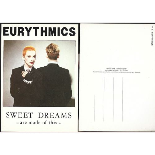 Carte Postale - Eurythmics - Sweet Dreams