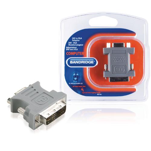 Bandridge Adaptateur DVI DVI-A 12+5p Mâle - VGA Femelle Gris NE55904177