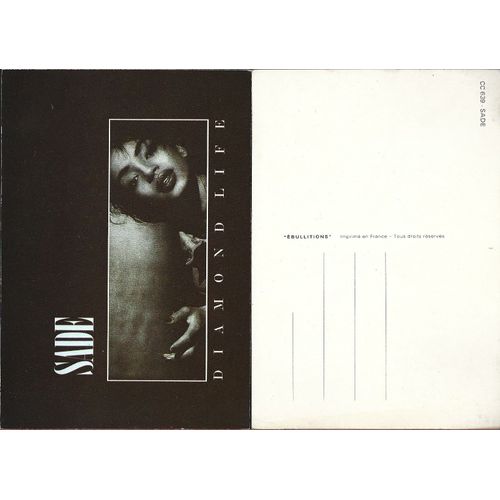 Carte Postale Sade Diamond Life