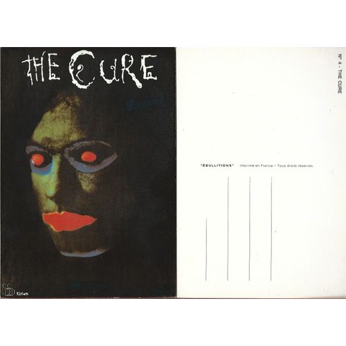Carte Postale The Cure S Fiction Ebullitions N 4