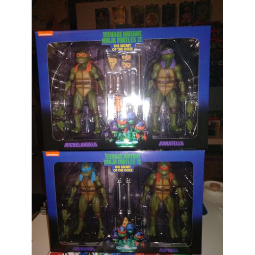 Les Tortues Ninja Pack Neca The Secret Of The Ooze Tmnt 2 1990 Teenage Mutant Ninja Turtles