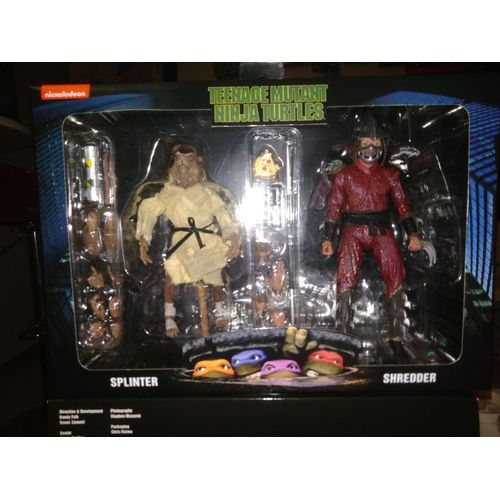 Les Tortues Ninja Pack Neca Shredder Splinter Tmnt Teenage Mutant Ninja Turtles