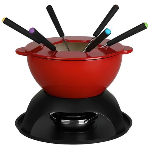 Menastyl Service À Fondue 10 Pièces En Fonte