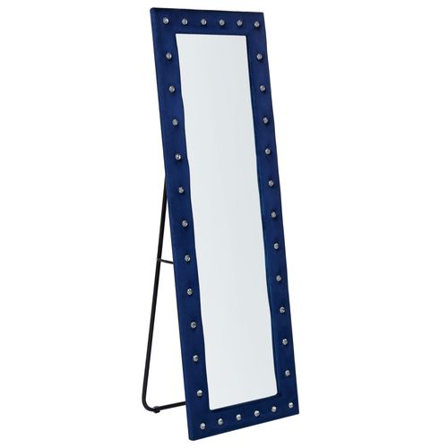 Miroir sur pied ANSOUIS Velours Bleu marine