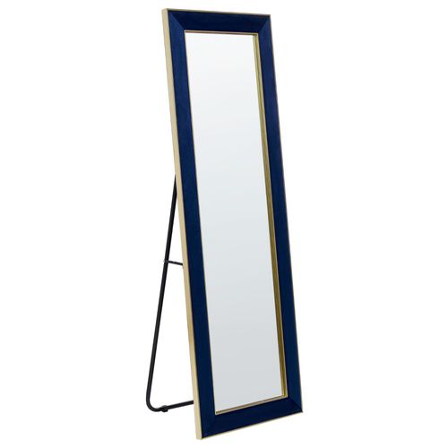 Miroir sur pied LAUTREC Velours Bleu marine