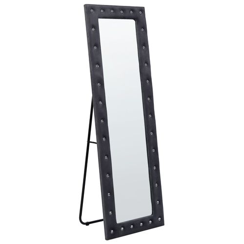 Miroir sur pied ANSOUIS Velours Gris foncé