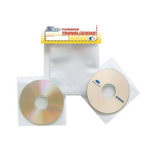 Lot De 25 Pochettes Cd-Dvd Pp Transparentes Non Adhésives À Rabat 3l 10295