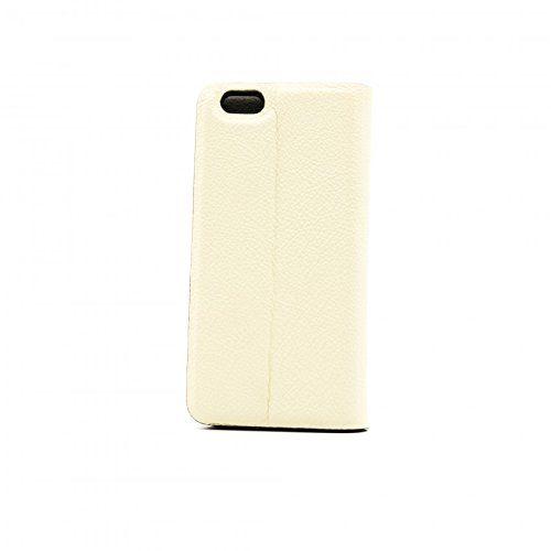 Tellur TLL116503 Etui magnétique en Cuir pour LG K10 Blanc