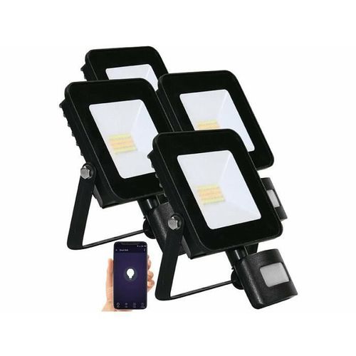 Projecteurs Led Connectés Luminea - 20 W - 1600 Lm - Cct