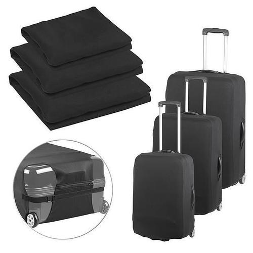 Pack de 3 housses de protection élastiques pour valise, tailles M / L / XL