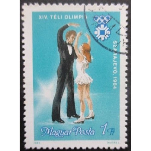 Hongrie N°2889 Jeux Olympiques D'hiver Sarajevo 1984 Oblitéré