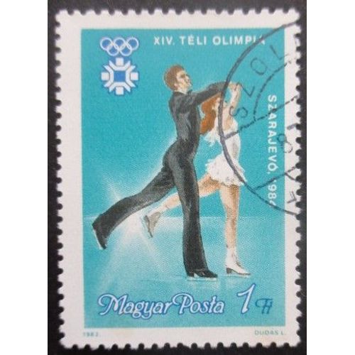 Hongrie N°2890 Jeux Olympiques D'hiver Sarajevo 1984 Oblitéré