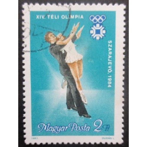 Hongrie N°2891 Jeux Olympiques D'hiver Sarajevo 1984 Oblitéré