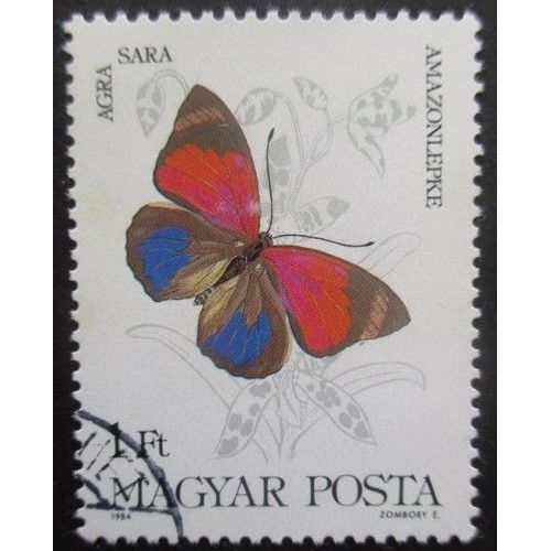 Hongrie N°2912 Papillon Oblitéré