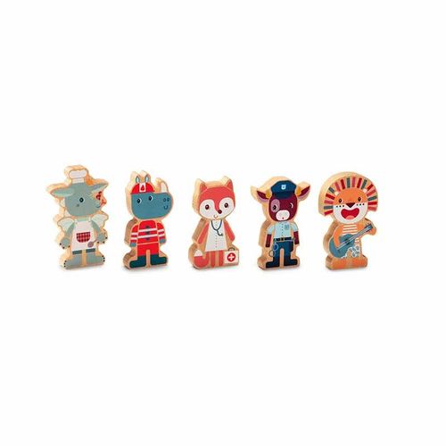 Figurines En Bois Supers Métiers - Lilliputiens