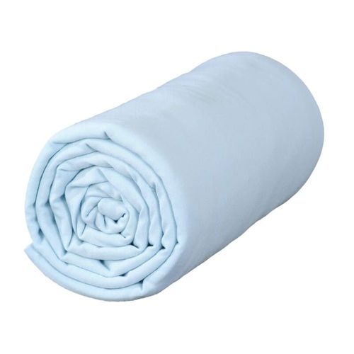 Drap Housse Bébé Coton Bio Bleu Lit Bébé 60 X 120