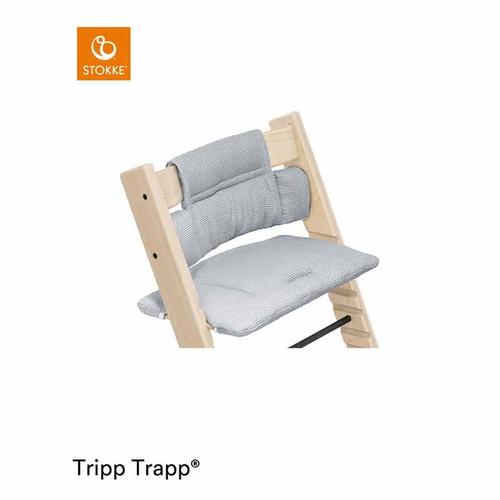 Coussin Classique Chaise Haute Tripp Trapp Coton Bio - Nordic Blue