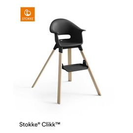 Chaise Haute Clikk - Black Natural