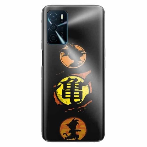 Coque Silicone Compatible Oppo A16 Goku Orange