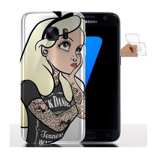 Coque Silicone Samsung Galaxy S7 Alice