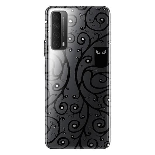 Coque Huawei P Smart 2021 Hibou Noir Et Blanc