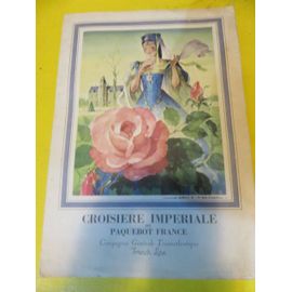 Menu Paquebot France Croisière Impériale
