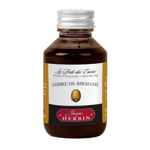 Herbin Encre En Flacon Pet 100ml - Ambre De Birmanie