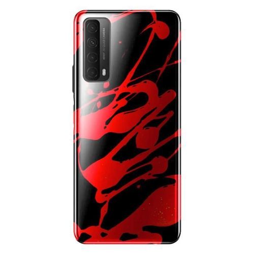 Coque Pour Huawei P Smart 2021 Paint Slpash Rouge
