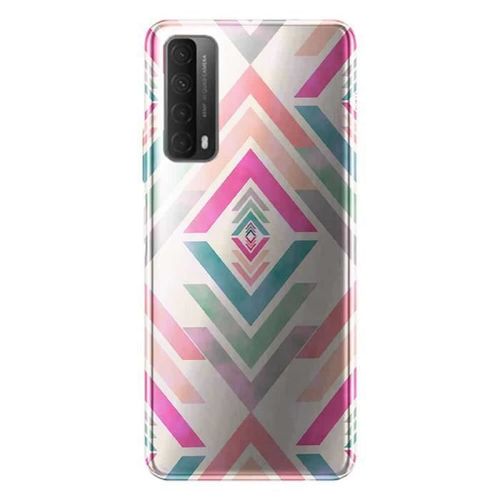Coque Pour Huawei P Smart 2021 Fancy Diams Azteque Rose