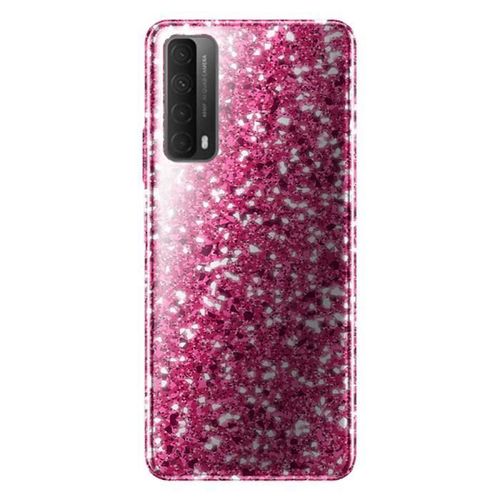 Coque Pour Huawei P Smart 2021 Pink Glitter Way