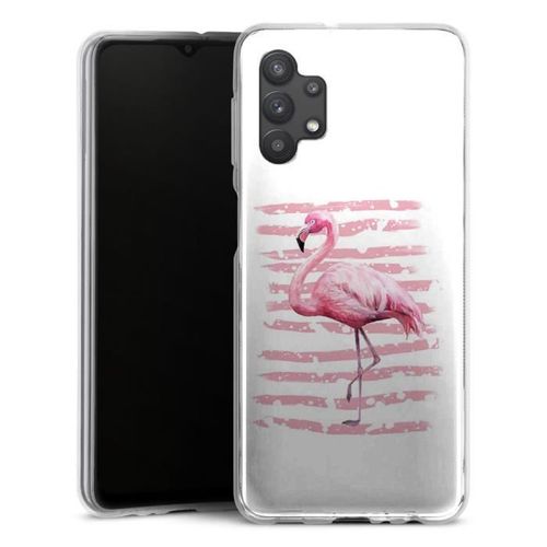 Coque Samsung Galaxy A32 5g Flamant Rose | Silicone