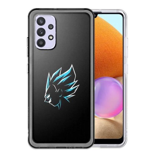 Coque Silicone Compatible Samsung Galaxy A32 4g Vegeta Blue