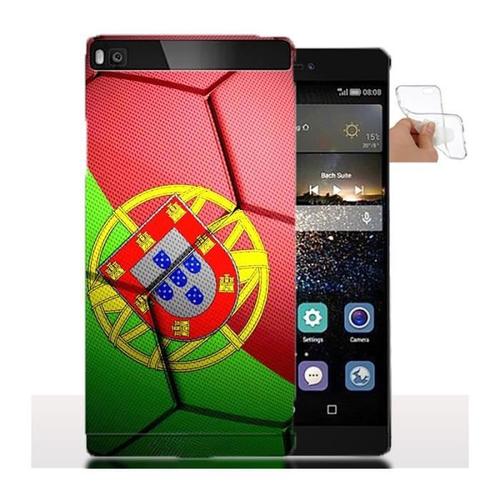 Coque Pour Huawei P8 Lite Football Portugal - Protection Champion D'europe
