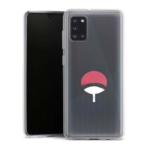 Coque Samsung Galaxy A31 Logo Sasuke Naruto | Motif Manga | Silicone Anti Chocs | Comaptible Telephone Samsung A31