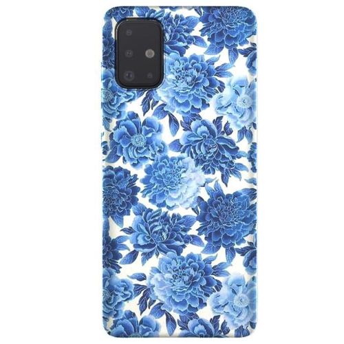 Coque Pour Samsung Galaxy A51 Pivoine And Blue Love | Nature