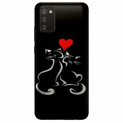 Coque Samsung Galaxy A02s Cats Love - Silicone - Animaux