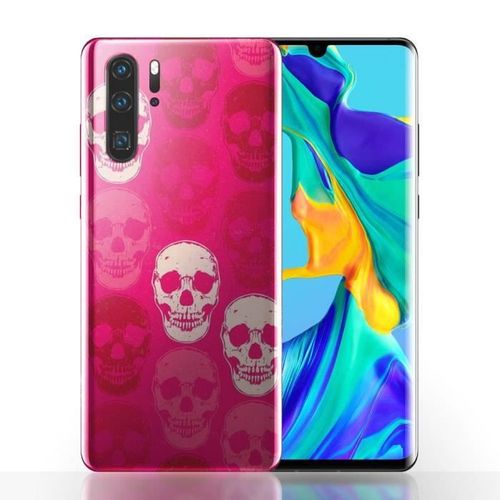 Coque Souple Huawei P30 Pro Skull Rose