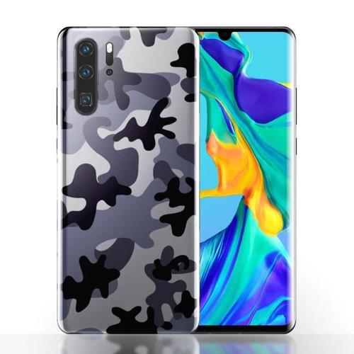 Coque Huawei P30 Camouflage Gris - Housse Tpu