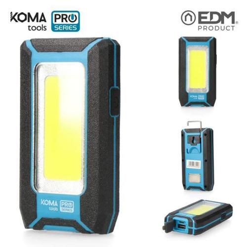 Lampe de poche led professionnelle cob 500 lumens 8w koma tools