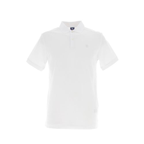 Polo Manches Courtes G Star Dunda Slim Polo Ss Blanc