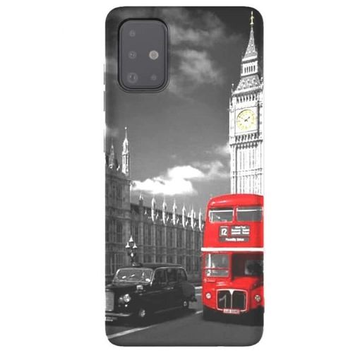 Coque Pour Samsung Galaxy A51 Bus Rouge De Londres | Villes