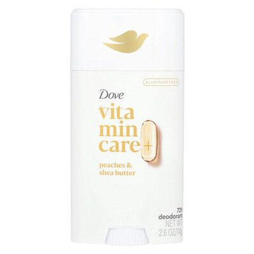 Dove, Déodorant Vitamin Care+, Pêches Et Beurre De Karité, 74 G 