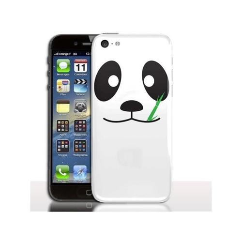 Coque Arriere Iphone 5c Panda - Protection Anti-Chocs Rigide