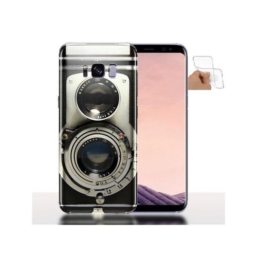 Coque Gel Samsung S8+ Appareil Photo - Coque Téléphone Fun - Anti-Chocs - En Gel De Silicone Incassable