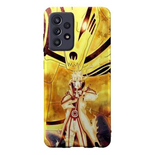 Coque Silicone Compatible Samsung Galaxy A53 5g Naruto Kyubi Jaune